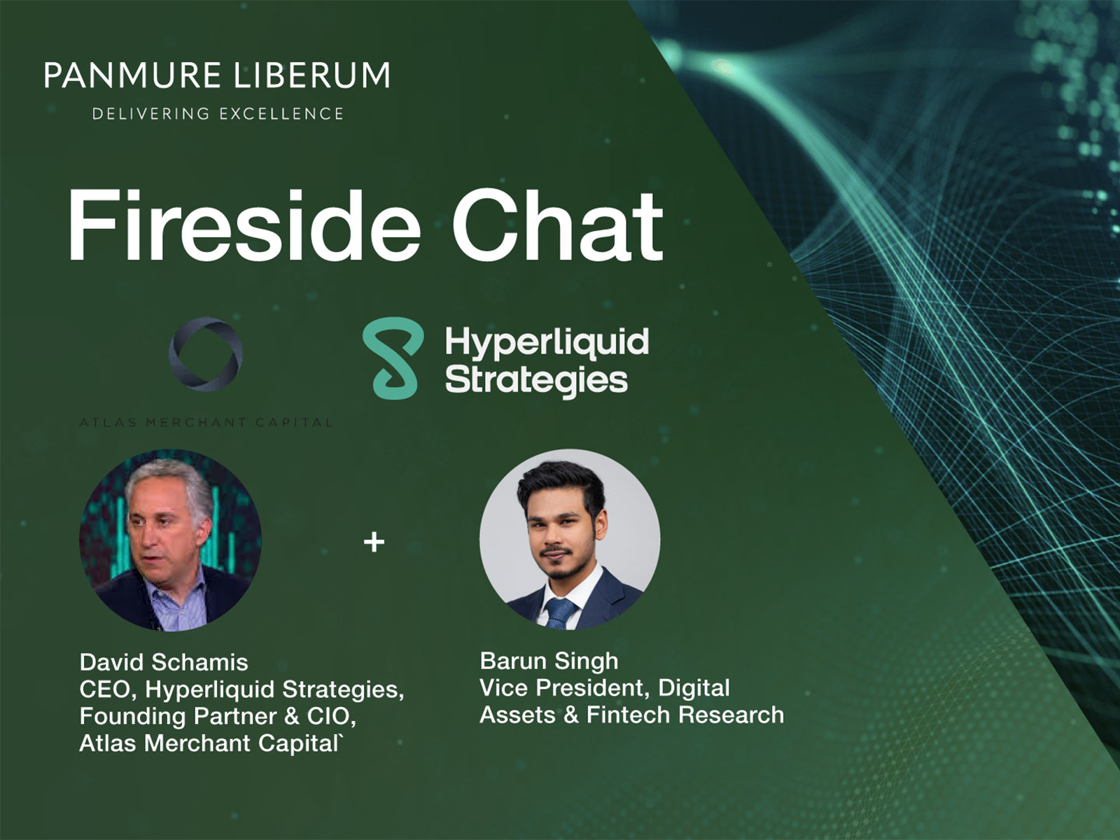 Fireside chat with David Schamis